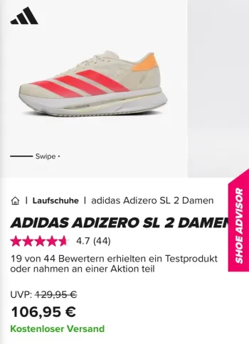 Brugt Adidas Adizero SL 2 bike — billede 4 af 4