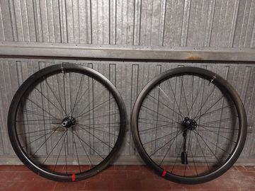 Tweedehands Wilier Miche NDR38 Carbon Disc Wheels