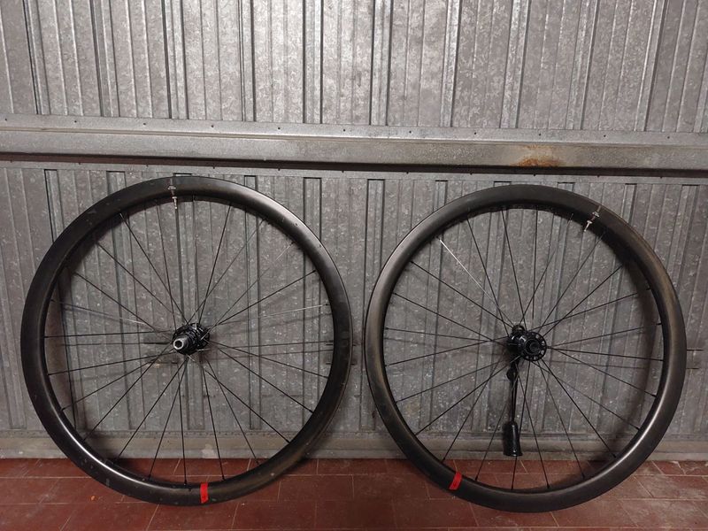 Used Wilier Miche NDR38 Carbon Disc Wheels