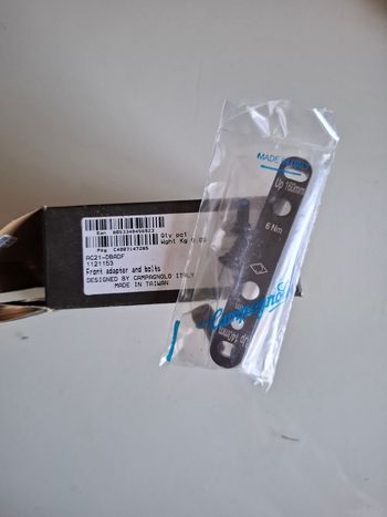 Campagnolo Flat Mount Adapter 140/160 Brakes usato