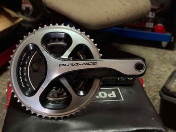 Brugt Shimano Dura Ace Crank 9000 Drivetrain & Pedals