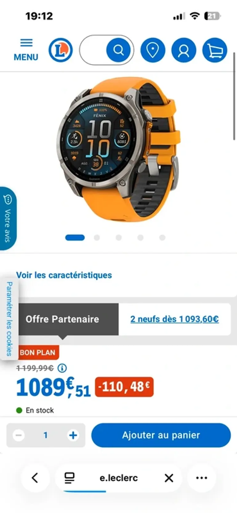 Použité Garmin fenix 8 amoled sapphire bike — obrázek 5 z 5