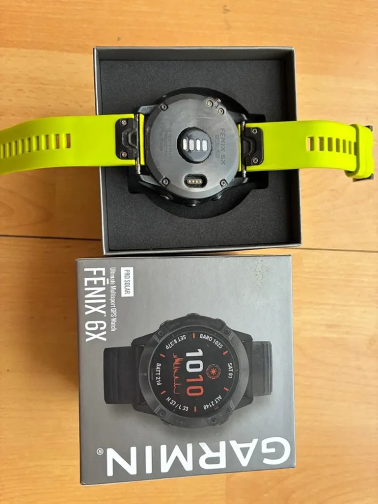 Used Garmin Fenix 6x Pro Solar bike — image 2 of 3