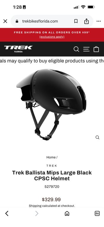 Used Trek Ballista MIPS Helmet 2025 bike