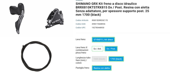 Gebrauchtes Shimano GRX Di2 BR-RX810/RX815 Groupset