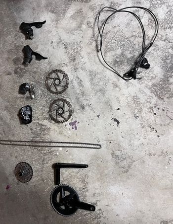 Used Sram Rival AXS 2x12 Groupset Groupset