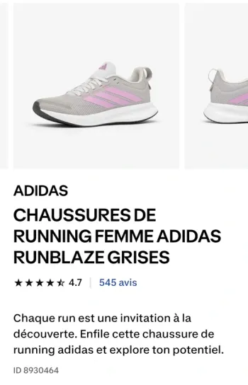 Brugt Adidas Basket de sport running bike — billede 6 af 9