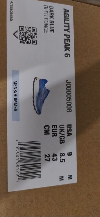 Used Merrell Agility Peak 6 2026 Running Shoes