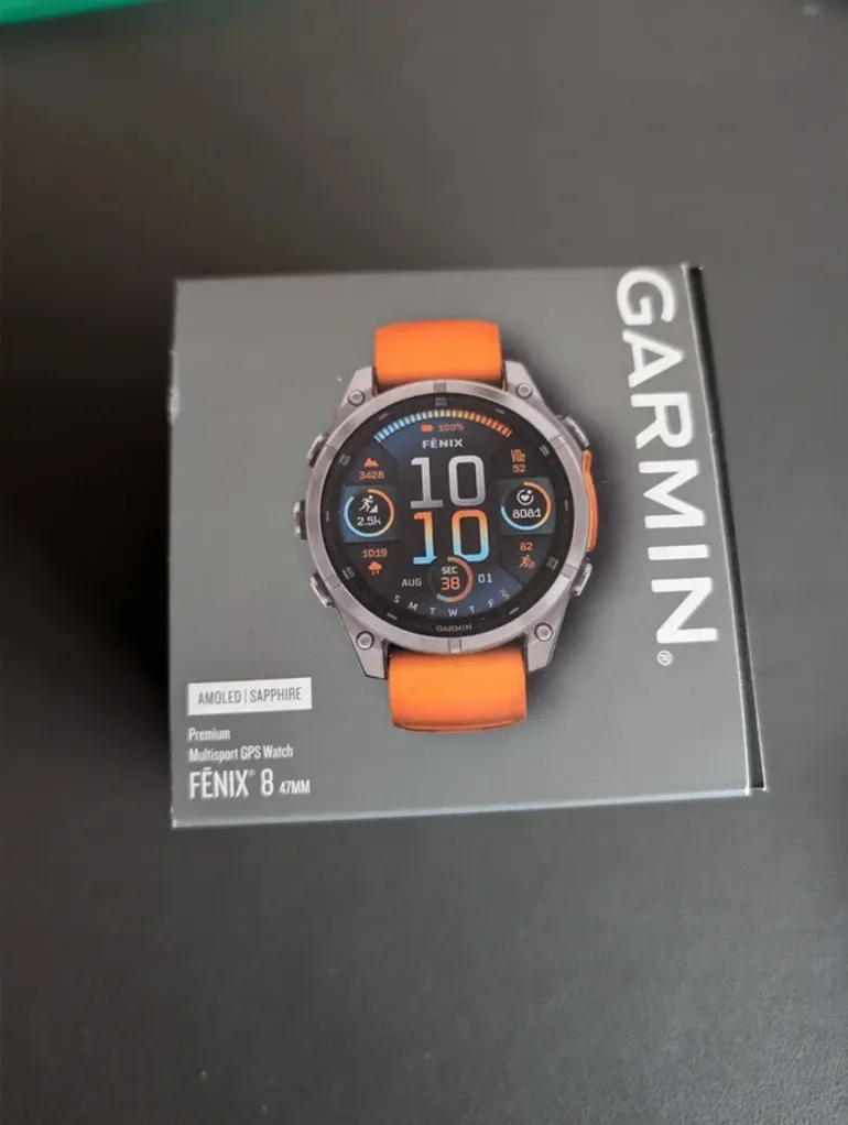 Used Garmin Fenix 8 Amoled Sapphire 47mm bike — image 5 of 8