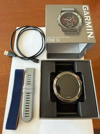 Used Garmin Fenix 5X Sapphire Electronics