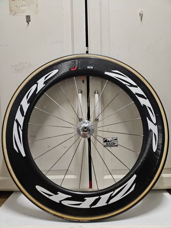 Gebrauchtes Zipp Track Disc + 808 bike — Bild 7 von 11