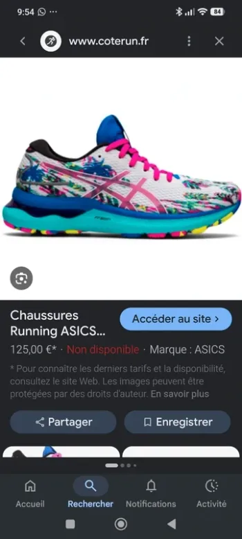 Asics Running Shoes bike d'occasion — image 5 sur 5