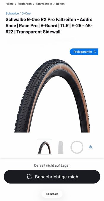 Brugt Schwalbe G one rx pro bike — billede 3 af 5