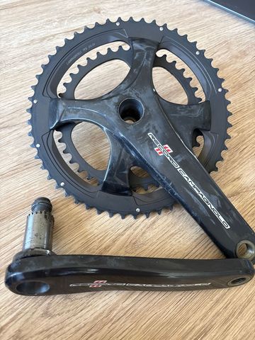 Campagnolo Record Crankset Drivetrain & Pedals usato