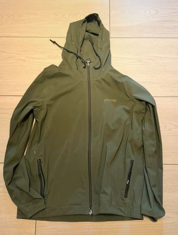 Używany Santini Pluvia Rain Jacket Cycling Clothing