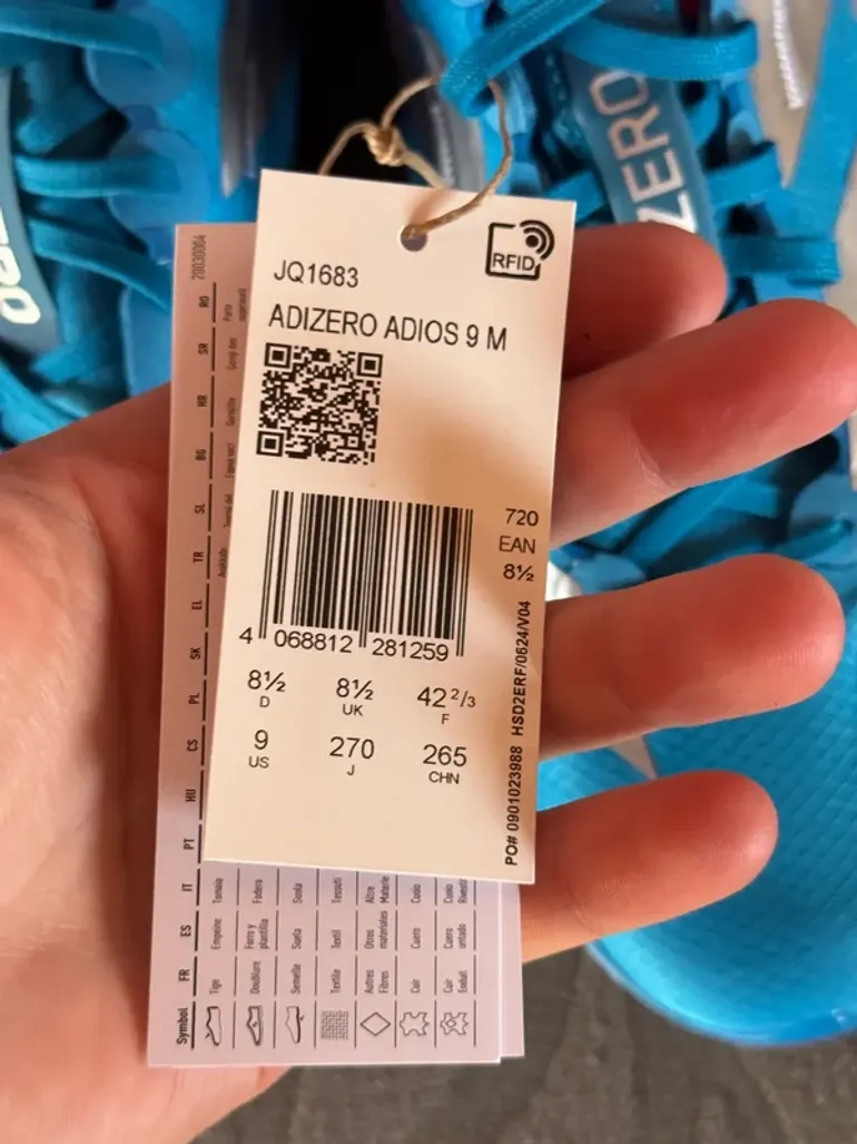 Used Adidas Adizero adios 9 bike — image 7 of 10