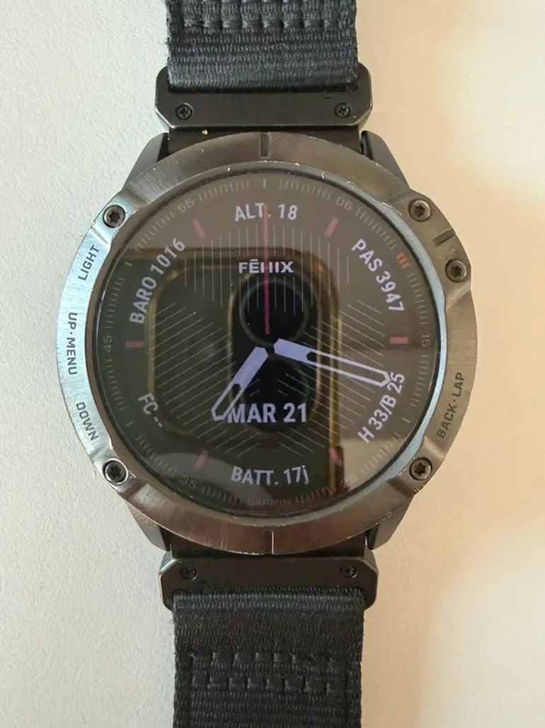 Gebrauchtes Garmin Fenix 6X Sapphire bike — Bild 3 von 15