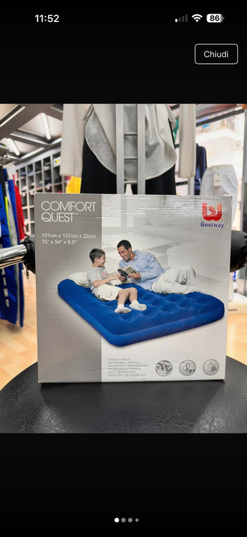 bestway Inflatable Sleeping Mat bike usato — immagine 1 di 4