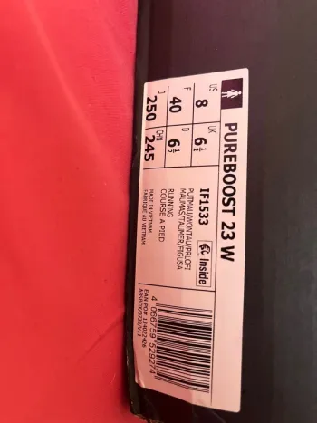 Adidas Pureboost 23w bike d'occasion — image 5 sur 5