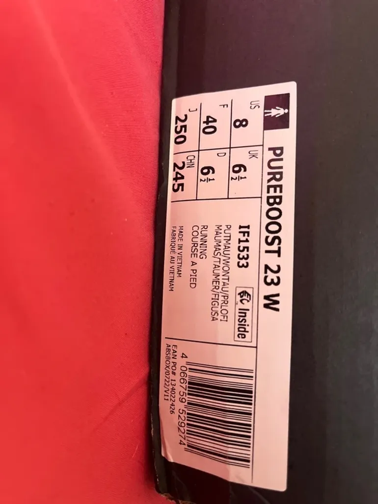 Adidas Pureboost 23w bike d'occasion — image 5 sur 5