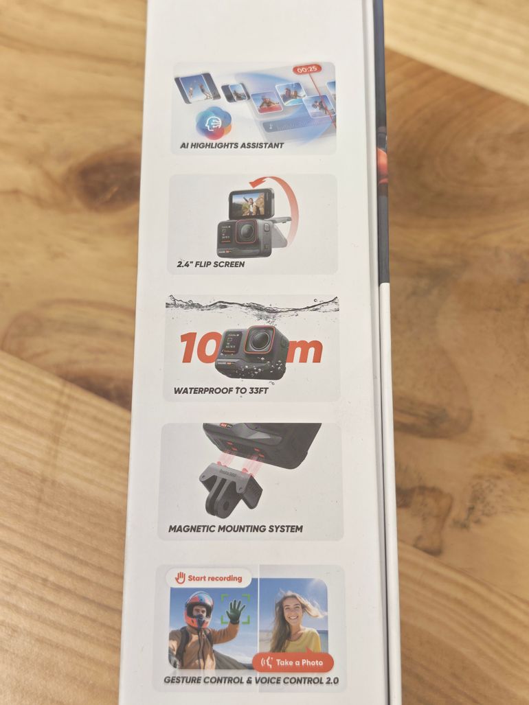Gebrauchtes Insta 360 Ace Pro Action Camera 2025 bike — Bild 5 von 6