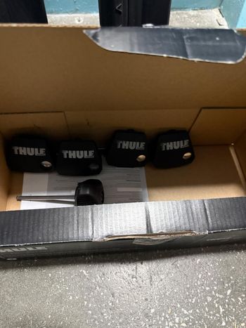 Gebrauchtes Thule WingBar Evo Black Roof Rack System with Evo Raised Rail Feet 710410 2024 Cycling Accessories