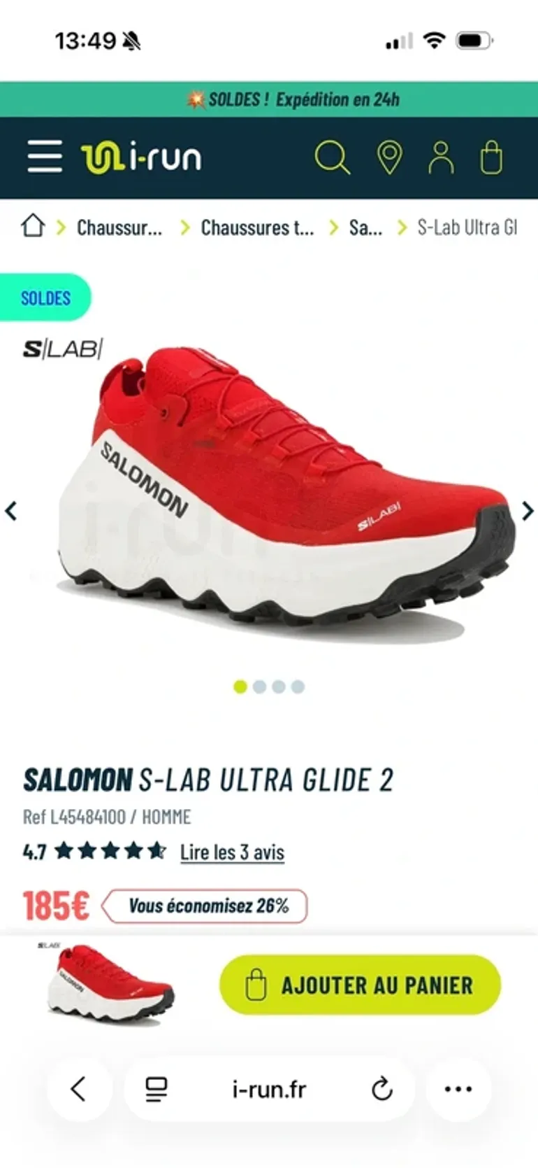 Salomon Slab Ultra Glide 2 bike usato — immagine 9 di 9