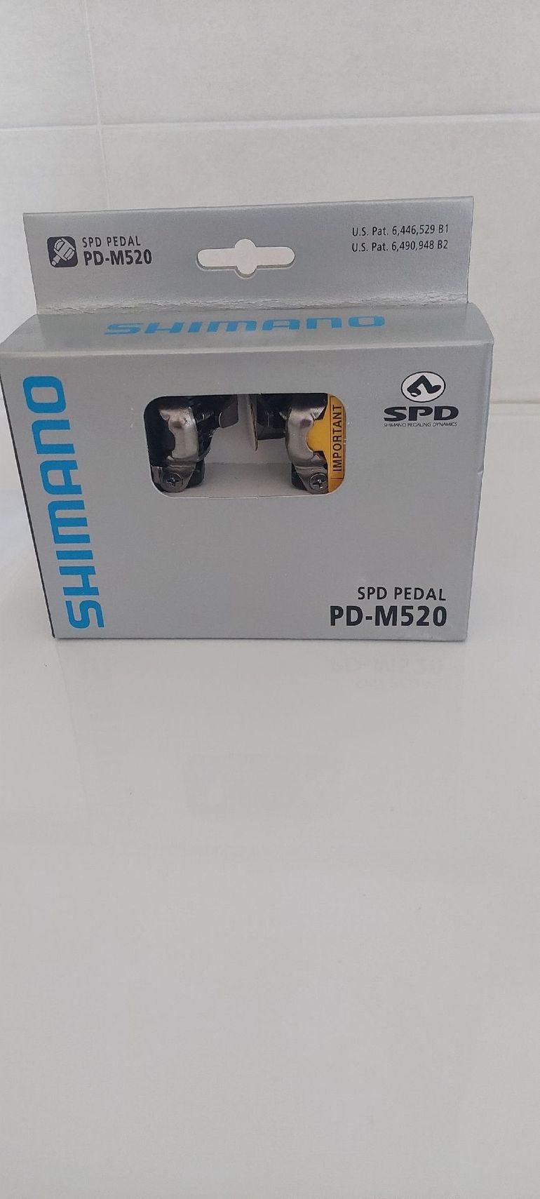 Brugt Shimano PD-M520 Pedals bike — billede 3 af 5