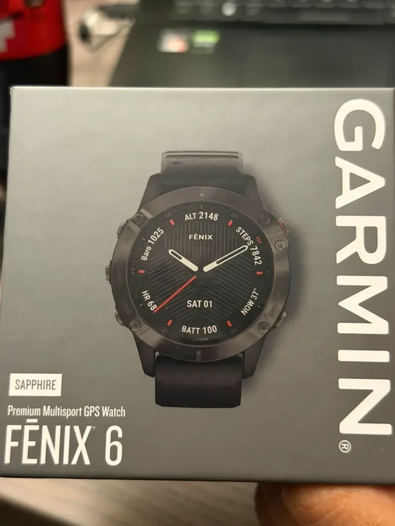 Gebrauchtes Garmin Fenix 6 Sapphire bike — Bild 2 von 5