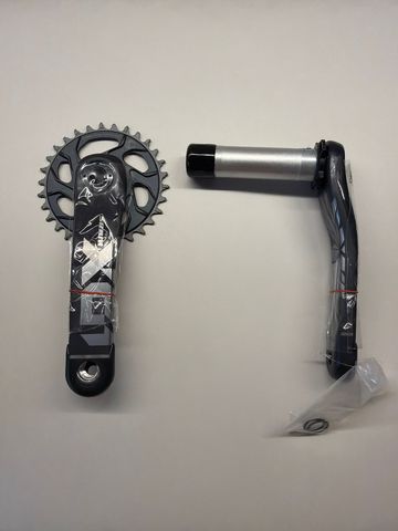 Sram X01 Eagle Boost DUB Direct Mount Crank Drivetrain & Pedals usato
