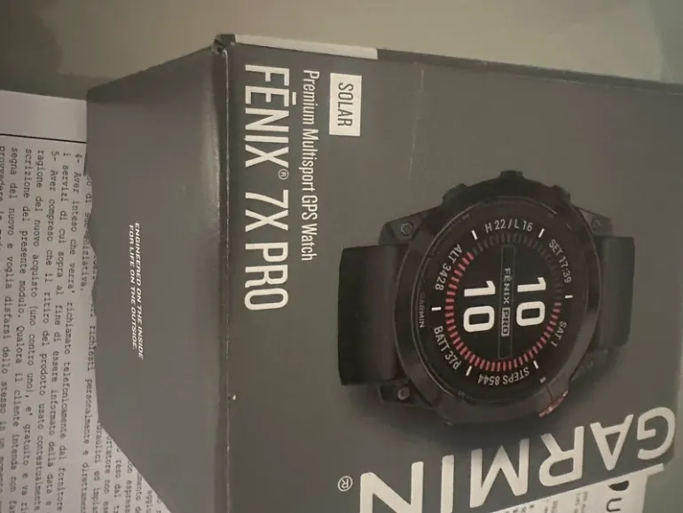 Used Garmin Fenix 7x Pro Solar bike — image 5 of 8