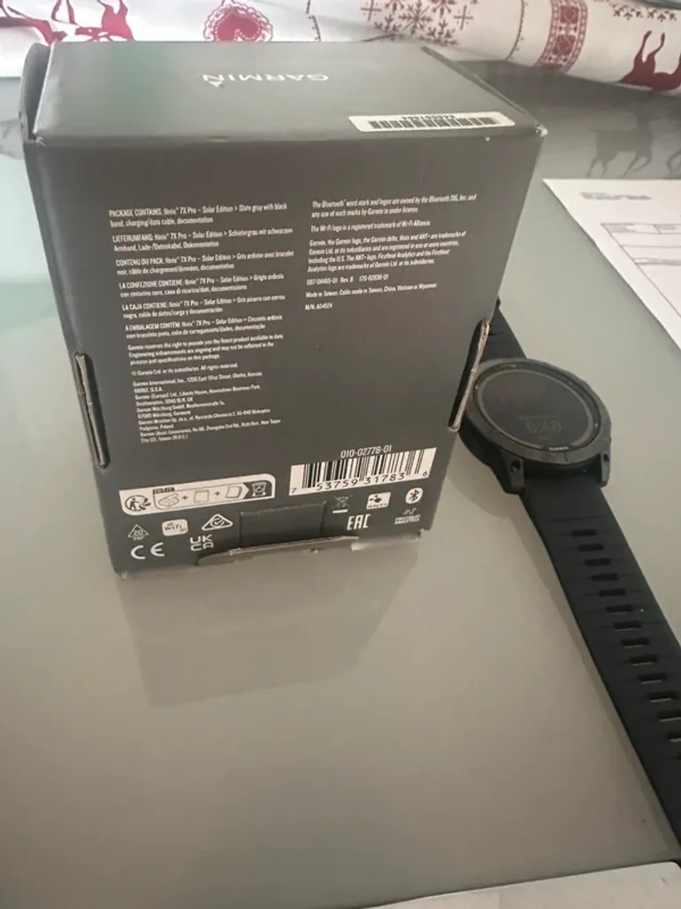 Used Garmin Fenix 7x Pro Solar bike — image 8 of 8