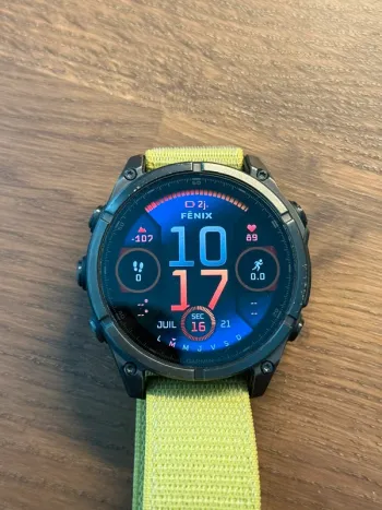 Brugt Garmin Fénix 8 Amoled sapphire 47mm bike — billede 4 af 5