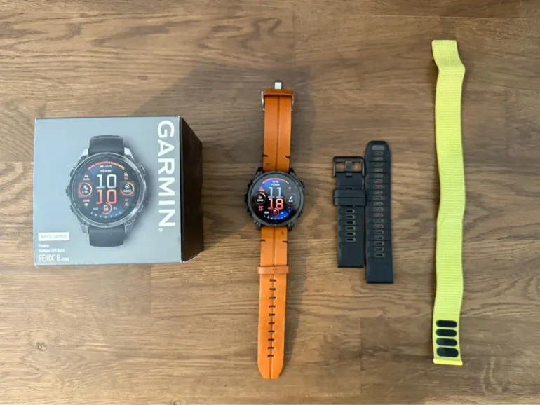 Brugt Garmin Fénix 8 Amoled sapphire 47mm bike — billede 2 af 5