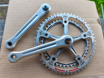 Brugt Campagnolo Super Record Wilier Triestina Crank Set 1980 Drivetrain & Pedals