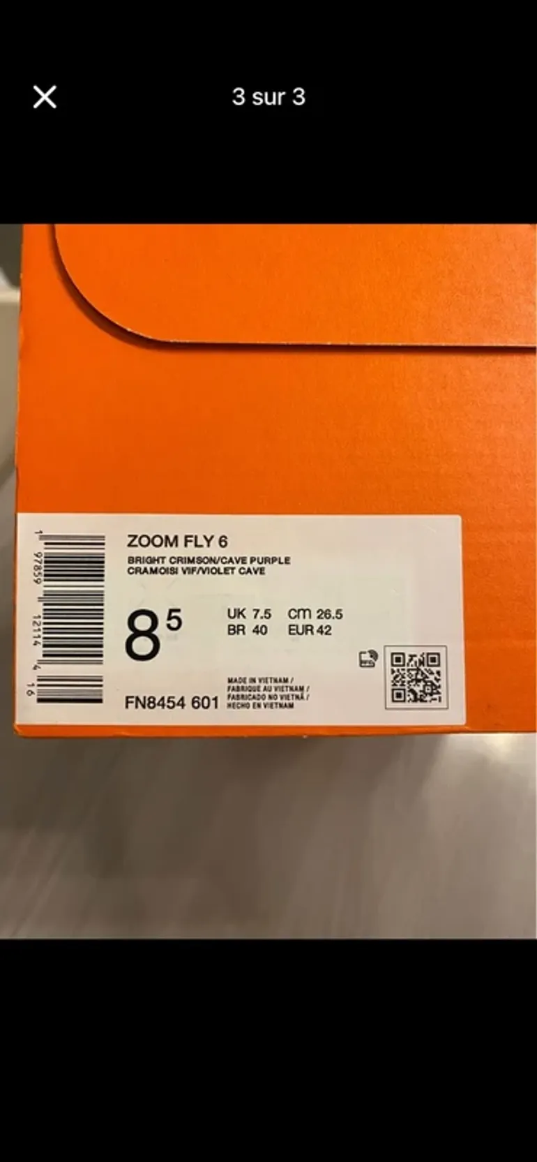 Brugt Nike Zoomfly 6 bike — billede 3 af 3