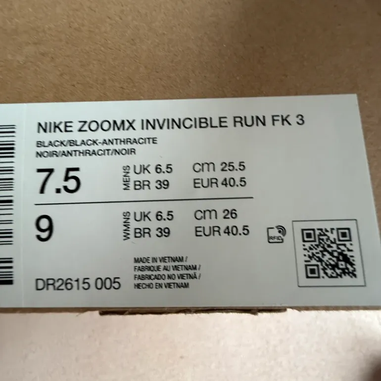 Used 100% ZoomX Invincible Run Flyknit 3 bike — image 9 of 9
