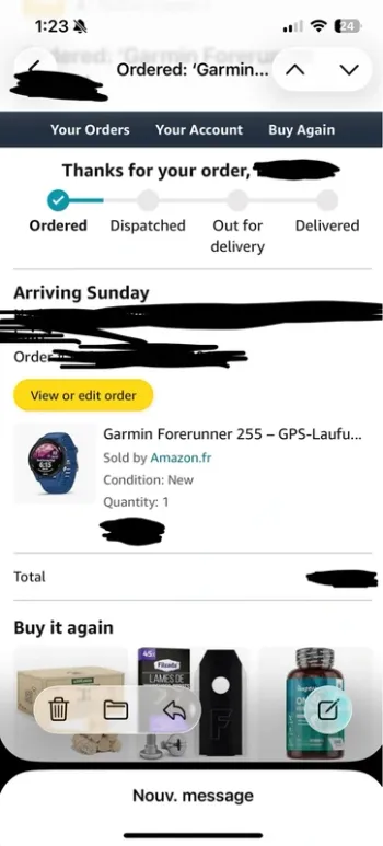 Použité Garmin Forerunner 255 2026 bike — obrázek 5 z 5