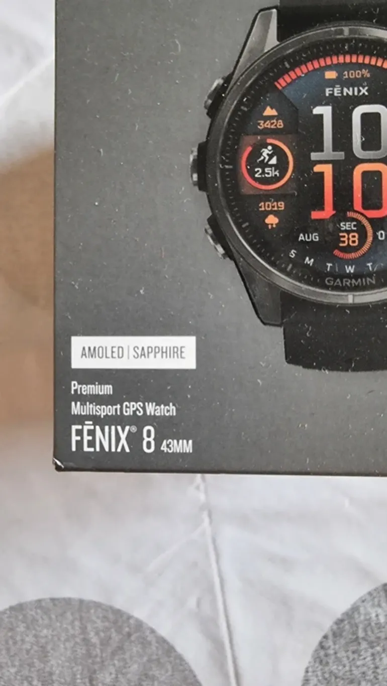 Tweedehands Premium Fenix 8 43mm Amoled Sapphire bike — afbeelding 4 van 10