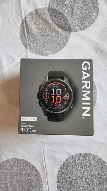 Tweedehands Premium Fenix 8 43mm Amoled Sapphire bike — afbeelding 3 van 10