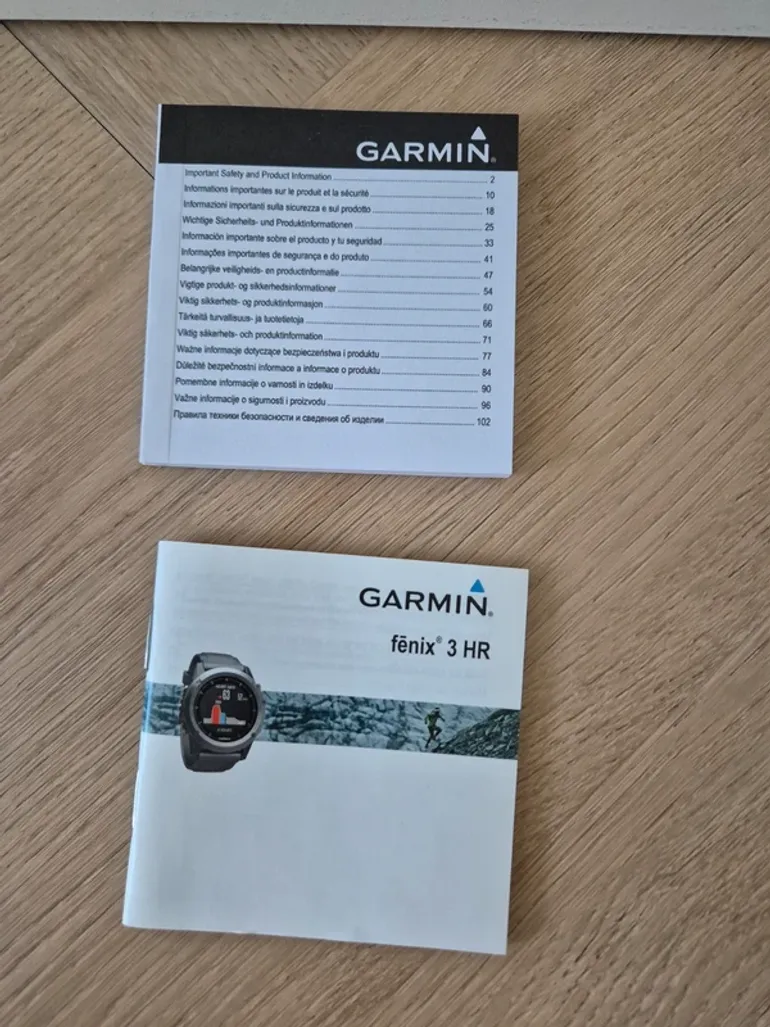 Použité Garmin Fenix 3 HR Sapphire bike — obrázek 8 z 8