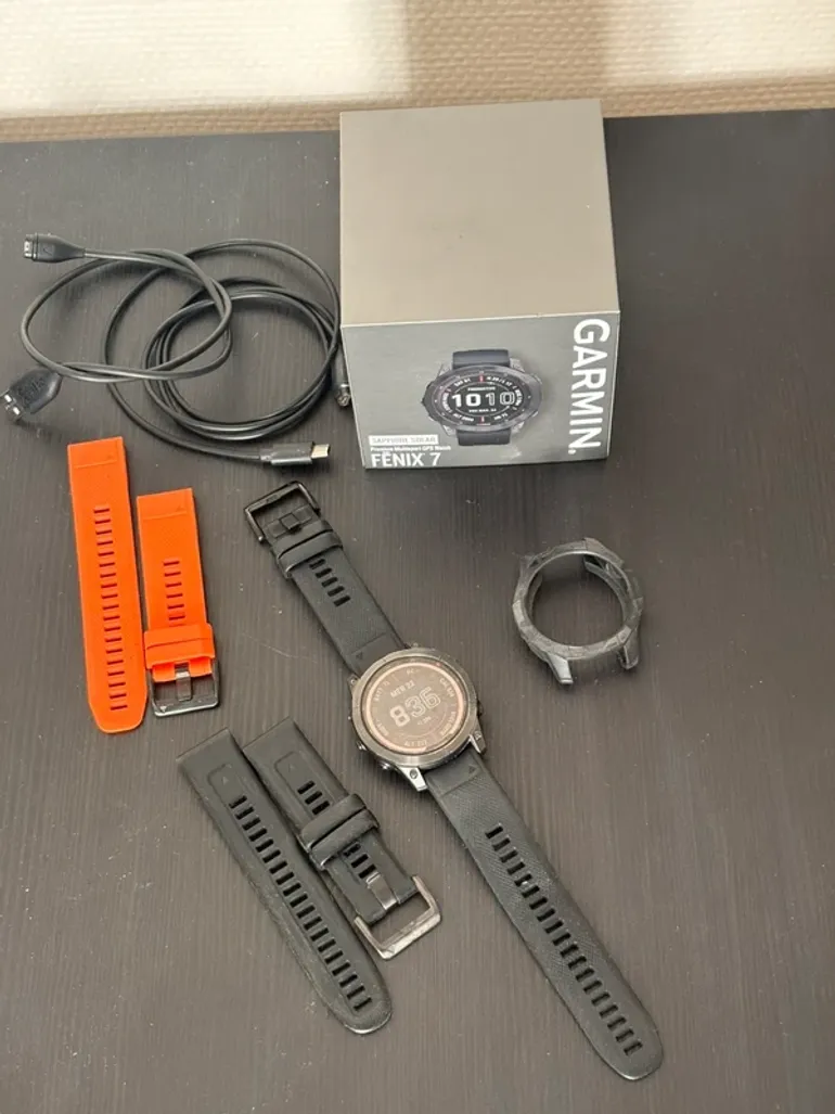 Gebrauchtes Garmin Fenix 7 Sapphire Solar bike — Bild 3 von 3