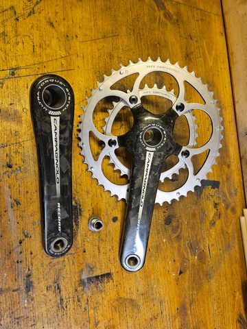 Gebrauchtes Campagnolo Record Ultra Torque Crank Drivetrain & Pedals