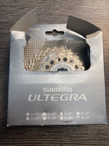Used Shimano Cassette Ultegra 10v 16-27 bike