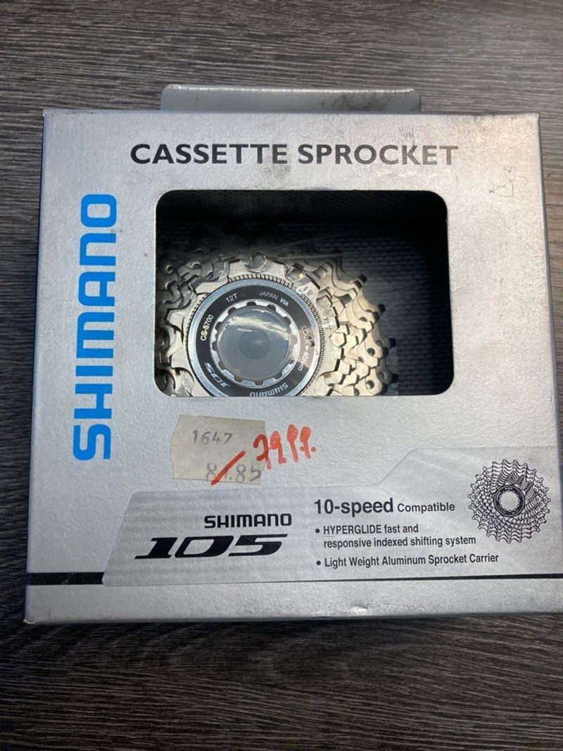 Použité Shimano Cassette 105 10v 12-25 Drivetrain & Pedals