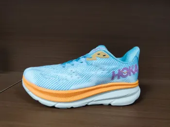 Used Hoka Shoes Blue Size 40 Running Shoes