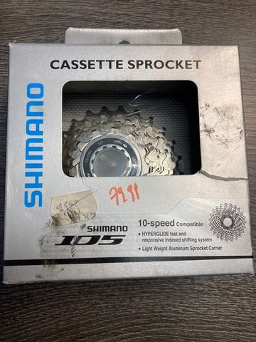 Gebrauchtes Shimano Cassette 105 10v 12-25 Drivetrain & Pedals