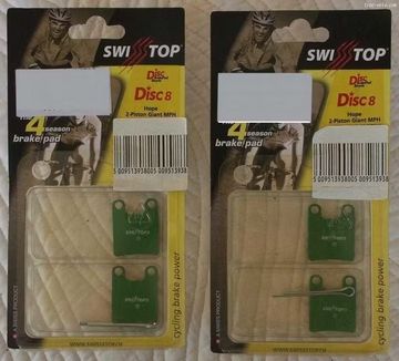 Swissstop 4 PLAQUETTES SWISSSTOP DISC 8 POUR GIANT MPH NEUVES ! Brakes usato