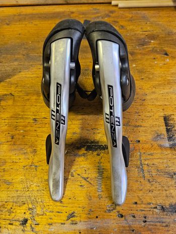 Tweedehands Campagnolo Potenza 11-Speed Shifter Drivetrain & Pedals
