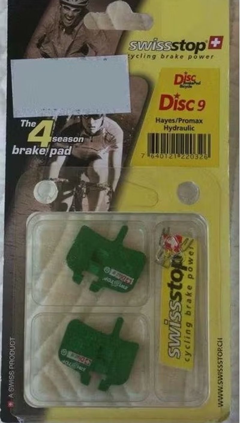 Brugt Swissstop Plaquettes vtt swissstop disc 9 hayes/promax neuves ! Brakes